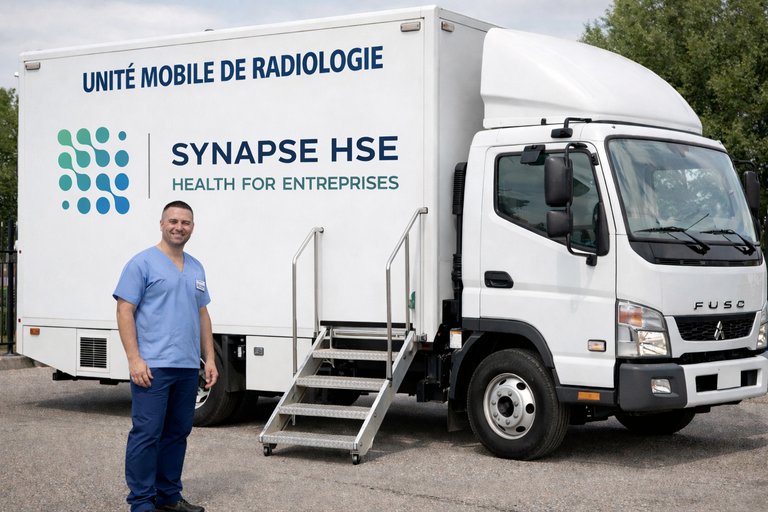 Campagne de radiologie mobile en entreprise